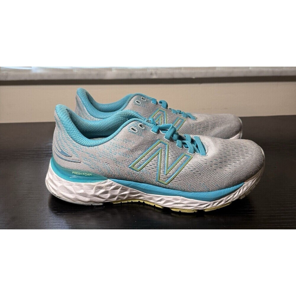 New Balance Womens 880 V11 Cyclone Fresh Foam Athletic Shoes Grey Blue Size 7.5 - Picture 4 of 9